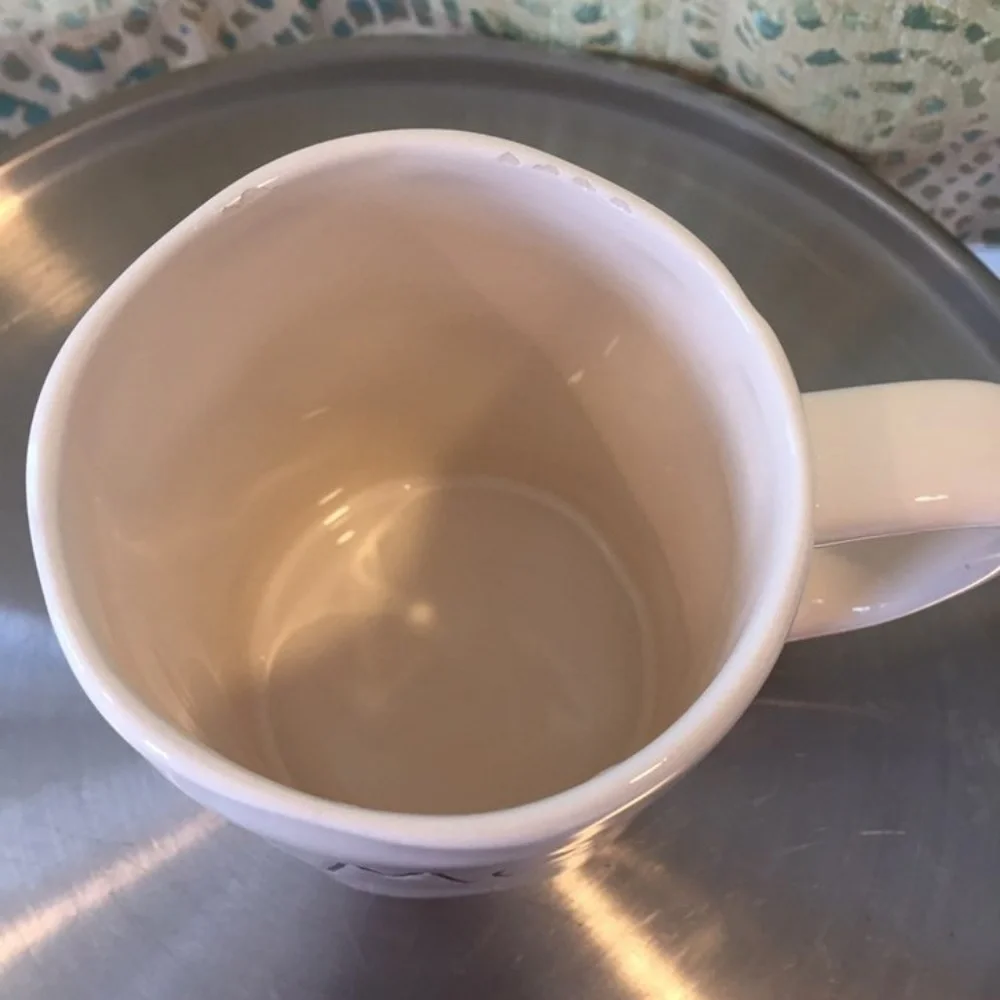 Rae Dunn HARMONY Mug Coffee Tea white ivory